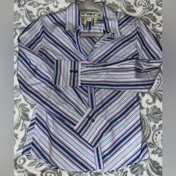 Tommy Hilfiger Tops - Tommy Hilfiger Women’s Striped Button down shirt Size Small